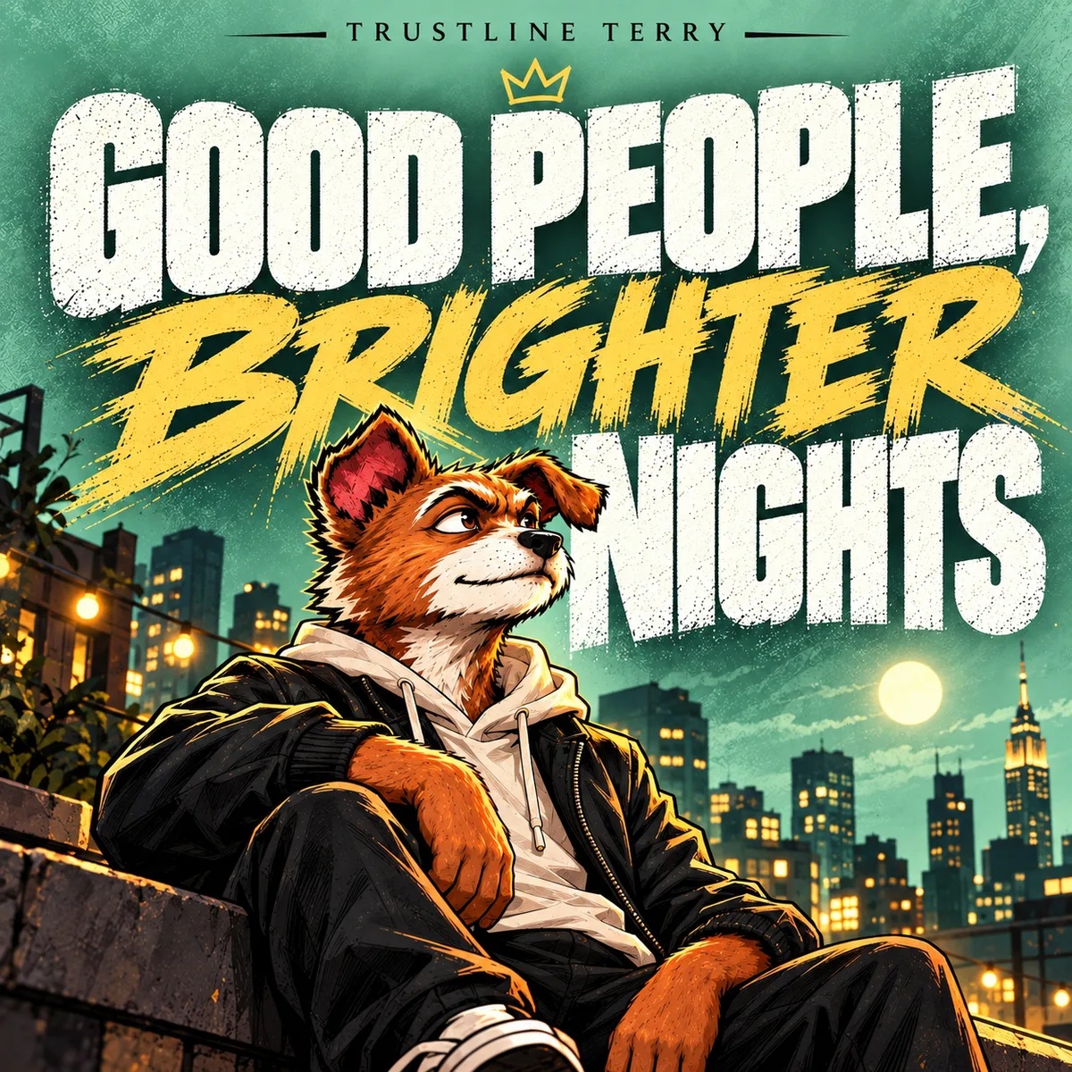 Good People, Brighter Nights single cover by Trustline Terry