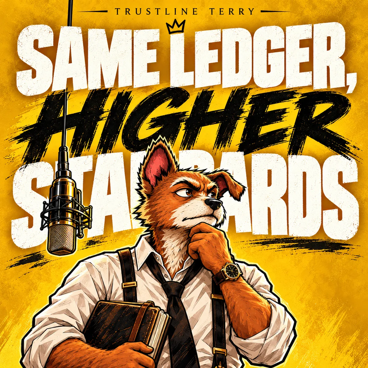 Same Ledger, Higher Standards single cover by Trustline Terry