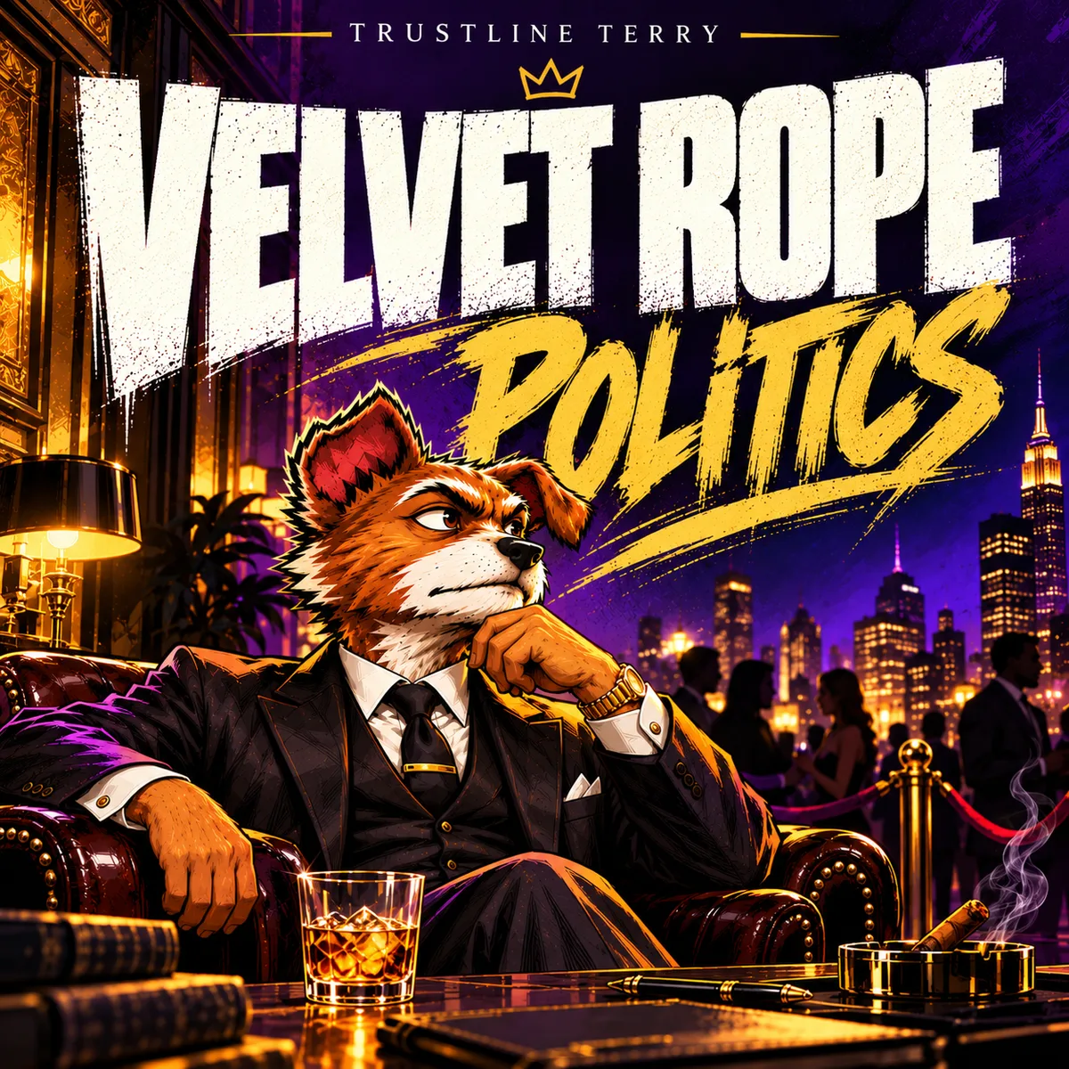 Velvet Rope Politics single cover by Trustline Terry